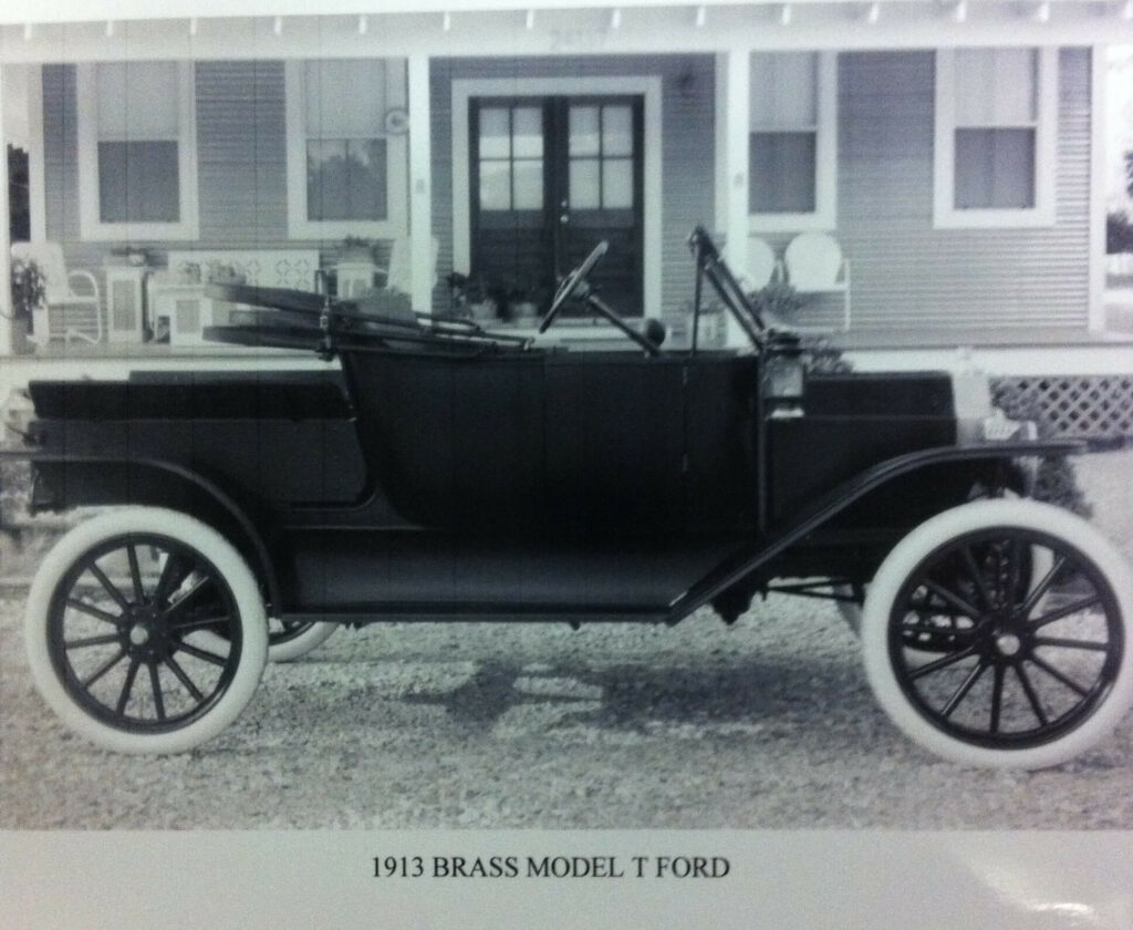 Ron Corder Customs A black and white photo of an old car.